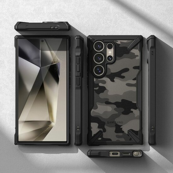 Ringke Fusion X Galaxy S24 Ultra hoesje camo