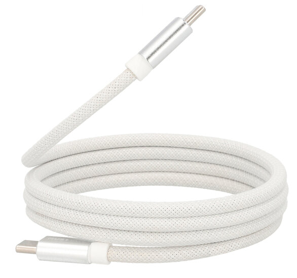 Musthavz magnetische USB-C kabel wit