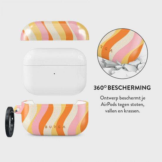 Burga Tough AirPods Pro 2 hoesje Flower Power