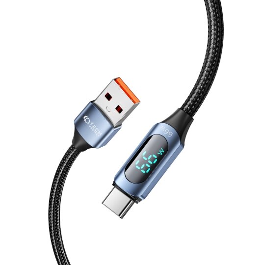 TechProtection LED USB-C naar USB-A&nbsp;kabel 200 centimeter