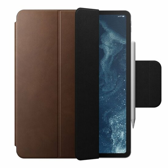 Nomad Leather Folio Plus iPad Pro 12,9 inch hoesje Bruin