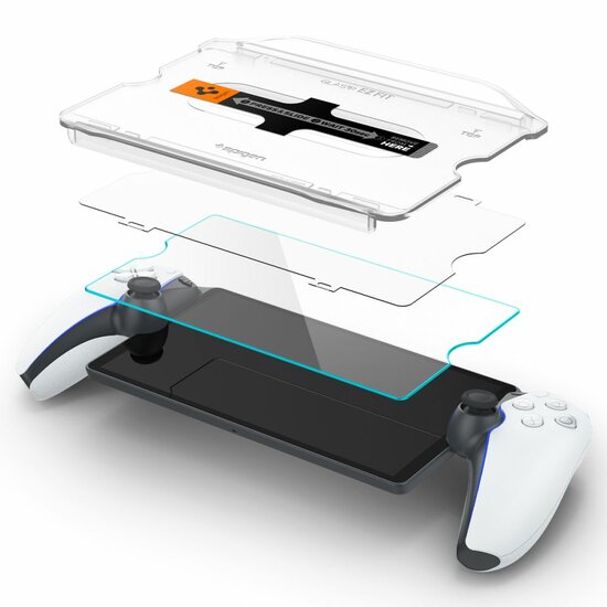 Spigen EZ Fit Playstation Portal Glazen screenprotector 1 pack