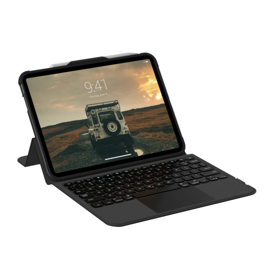 UAG Rugged iPad 10,2 inch toetsenbordhoesje met trackpad