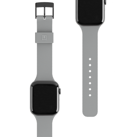 UAG Silicone Apple Watch 45 / 44 mm strap bandje Grijs