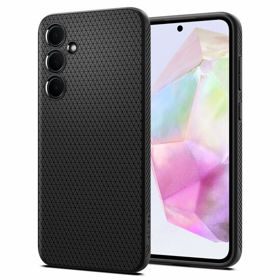 Spigen Liquid Air Galaxy A35 hoesje zwart