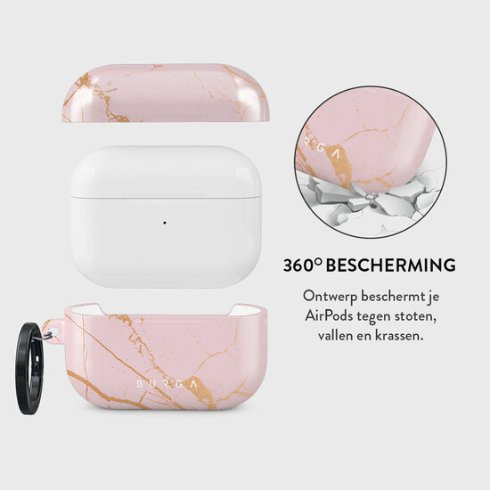 Burga Tough AirPods Pro 2 hoesje Peach Gold