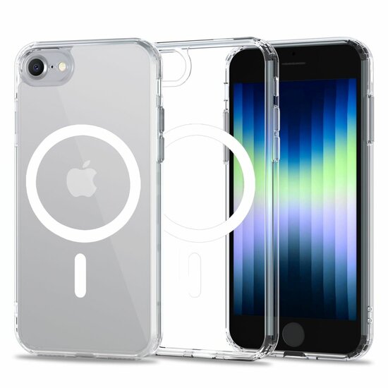 Tech Protection MagSafe iPhone SE 2022 / SE 2020 / 8 / 7  hoesje doorzichtig