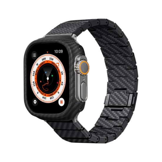 Pitaka Carbon Fiber Apple Watch bandje Modern