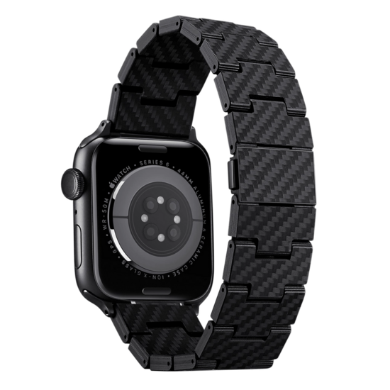 Het&nbsp;Pitaka Carbon Fiber Apple Watch bandje is 100% gemaakt van carbon.  Gemaakt van duurzame 1K carbon fiber en is gesch