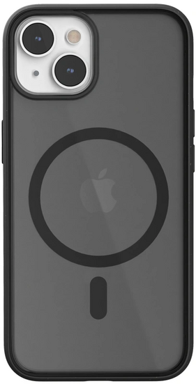 Woodcessories Clear MagSafe iPhone 14 hoesje mat zwart