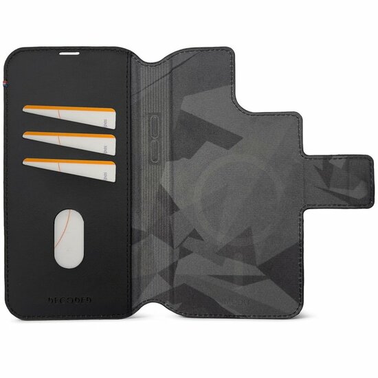 Decoded MagSafe Modu Wallet iPhone 14 / 13 / 12 hoesje zwart