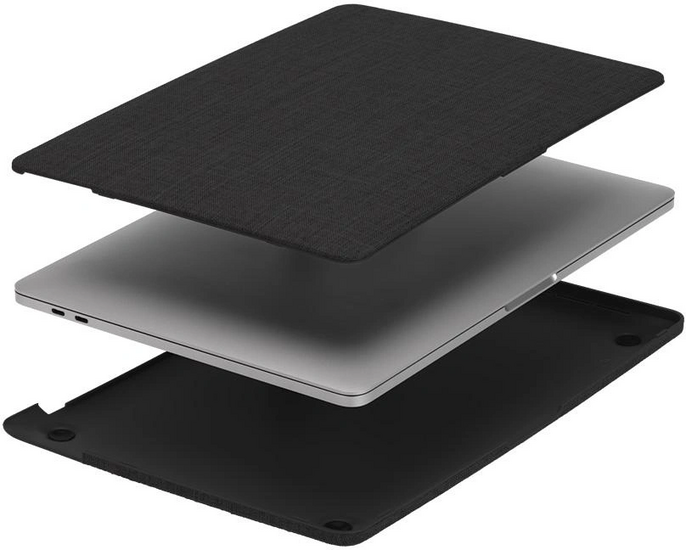 Incase Textured MacBook Pro 13 inch 2020 hardshell Grijs