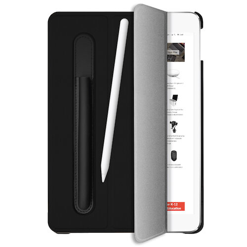 MacAlly BookStand iPad 2019 10,2 inch hoesje met penhouder Zwart