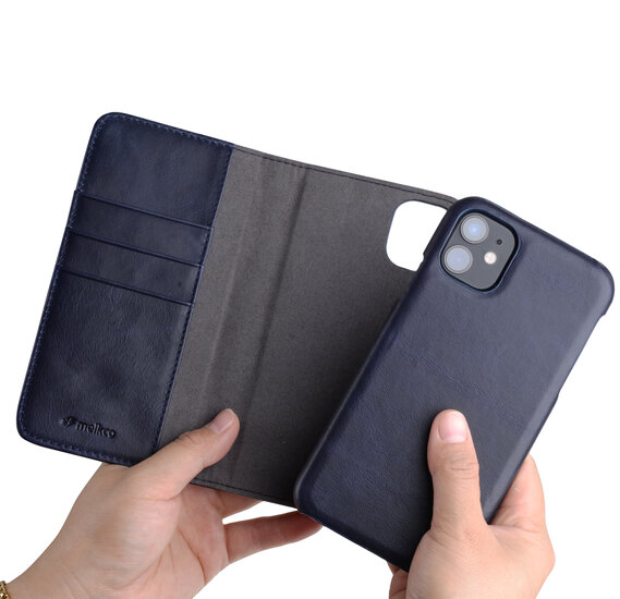 Melkco Alphard 2 in 1 iPhone 11 Pro hoesje Navy