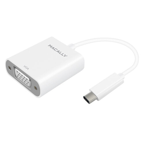 MacAlly USB-C naar VGA adapter Wit