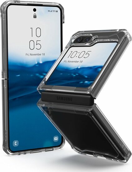 UAG Plyo Galaxy Flip 5 hoesje doorzichtig