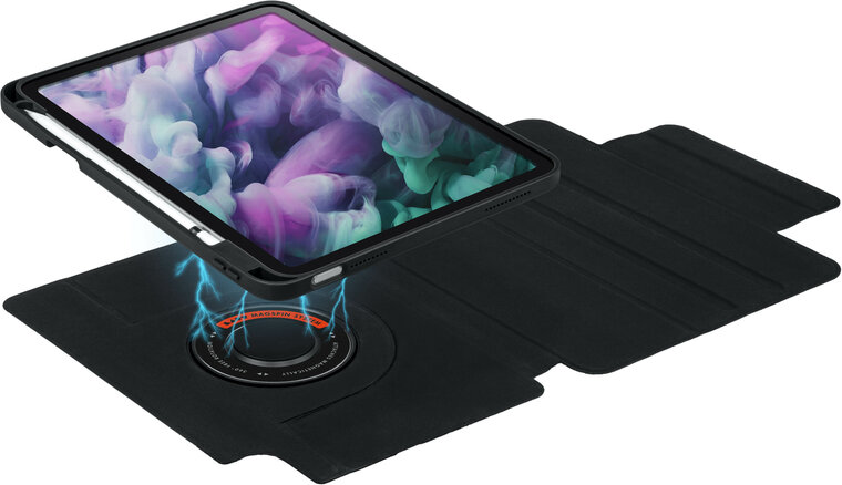 LAUT Prestige Folio Magnetic iPad Air 11 inch hoesje zwart