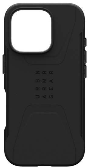UAG Civilian MagSafe iPhone 16 Pro hoesje zwart