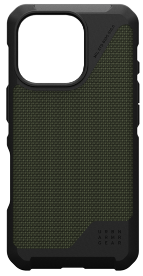UAG Metropolis LT MagSafe iPhone 16 Pro hoesje groen
