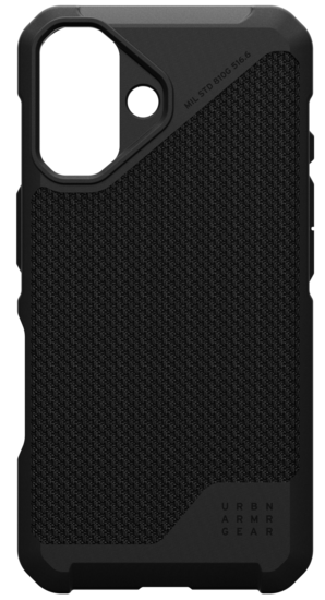 UAG Metropolis LT MagSafe iPhone 16 hoesje zwart