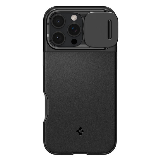 Spigen Optik Armor MagSafe iPhone 16 Pro hoesje zwart