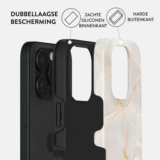 Burga Tough iPhone 16 Pro Max hoesje vanilla sand