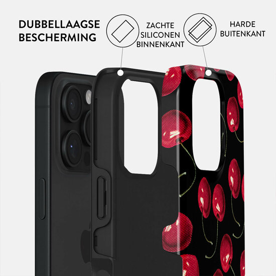 Burga Tough iPhone 16 Pro Max hoesje cherrybomb