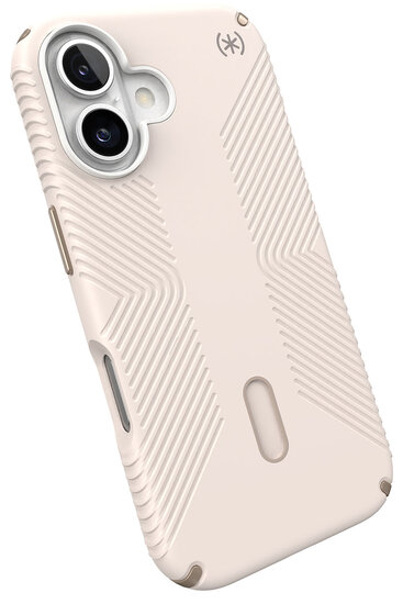 Speck Presidio 2 Grip Clicklock iPhone 16 hoesje beige