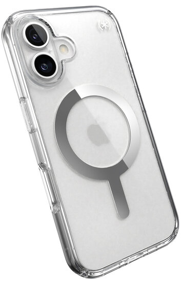 Speck Presidio Perfect Clear MagSafe iPhone 16 Plus hoesje transparant