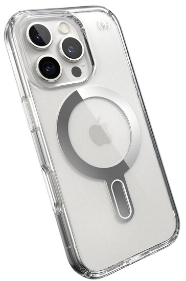 Speck Presidio Perfect Clear Clicklock iPhone 16 Pro hoesje transparant