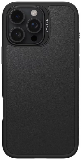 Spigen Cyrill Kajuk MagSafe iPhone 16 Pro hoesje zwart
