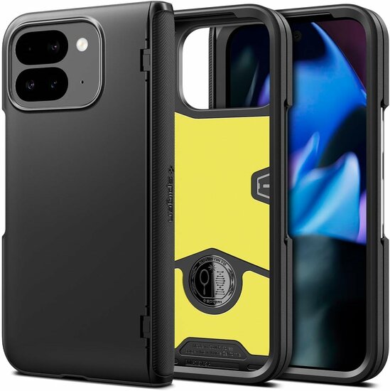 Spigen Slim Armor Pro Pixel 9 Pro Fold hoesje zwart