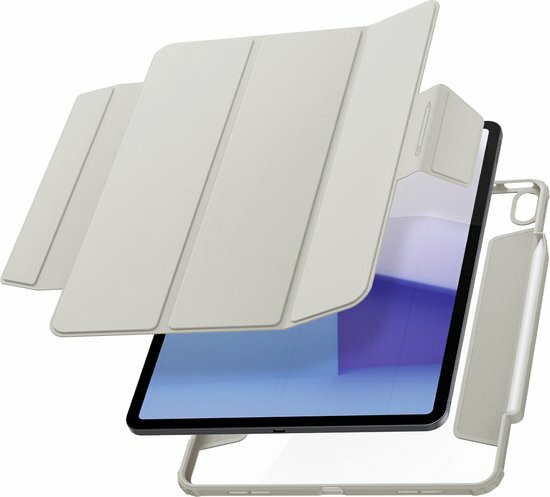 Spigen AirSkin Pro iPad Air 2024 13 inch hoesje grijs