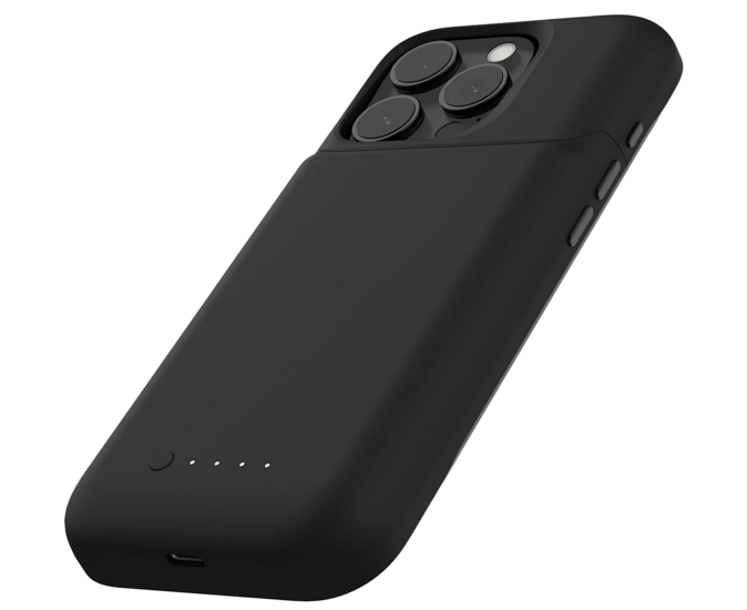 mophie Juice Pack iPhone 16&nbsp;Pro batterij hoesje zwart