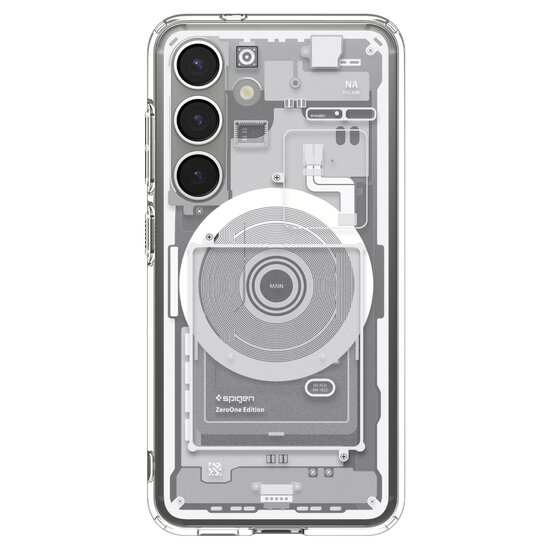 Spigen Ultra Hybrid MagSafe Galaxy S25 Plus&nbsp;hoesje zero one wit 