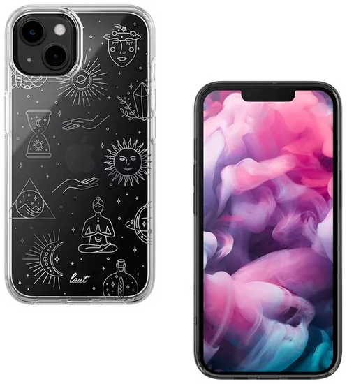 LAUT Namaste iPhone 13 hoesje Zilver