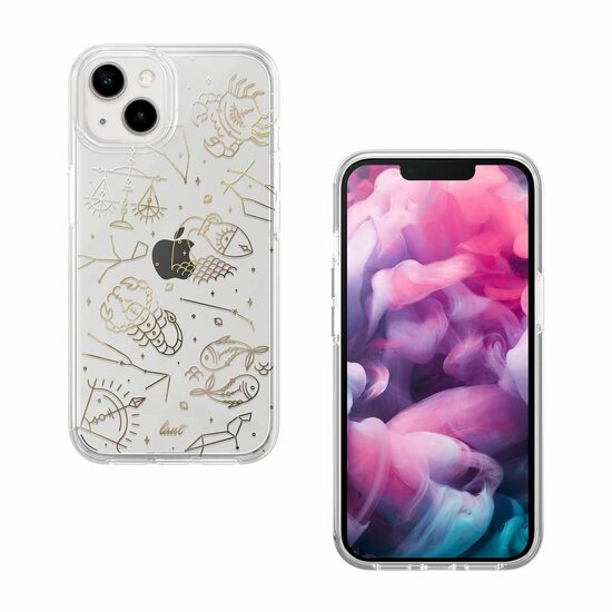 LAUT Horoscope iPhone 13 hoesje Goud
