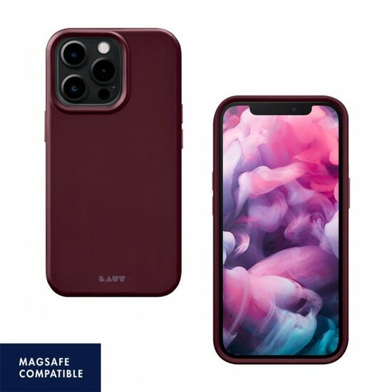 LAUT Huex MagSafe iPhone 13 Pro Max hoesje Plum