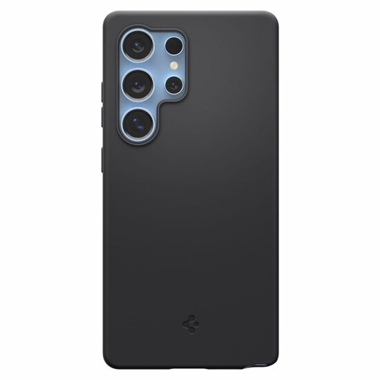 Spigen Silicone Fit MagSafe Galaxy S25 Ultra hoesje zwart