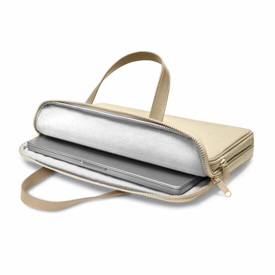 Tech-Protect Carrying MacBook 13 / 14 inch laptoptas beige