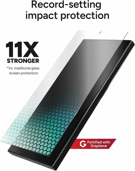 ZAGG invisibleShield XTR4 Galaxy S25 Ultra hoogwaardige screenprotector