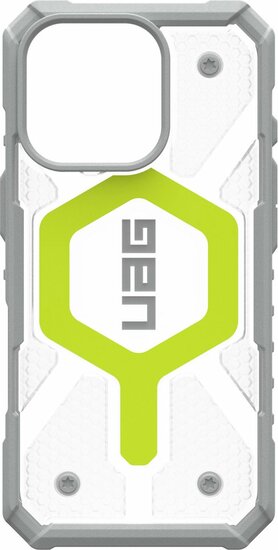 UAG Pathfinder MagSafe iPhone 16 Pro hoesje neon bundel met polsbandje