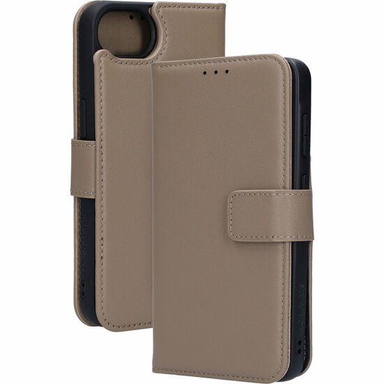 Mobiparts leren 2 in 1 Wallet iPhone 16e hoesje groen