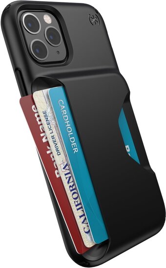 Speck Presidio Wallet iPhone 11 Pro hoes Zwart