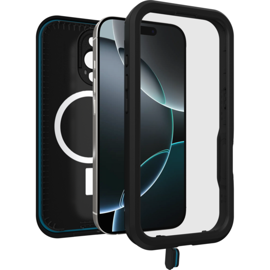 Otterbox Fre MagSafe iPhone 16 Pro Max waterdichte hoesje zwart