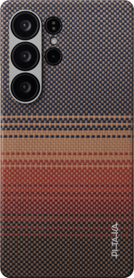 Pitaka Tactile Woven MagSafe Galaxy S25 Ultra hoesje sunset