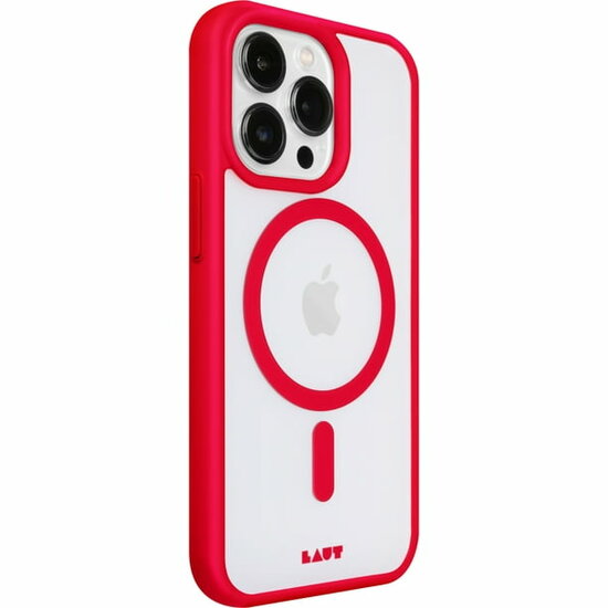 LAUT Huex Protect iPhone 14 Pro hoesje rood 