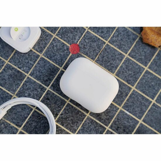 TechProtection silicone AirPods Pro hoesje Wit