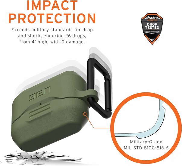 UAG silicone AirPods Pro hoesje Groen