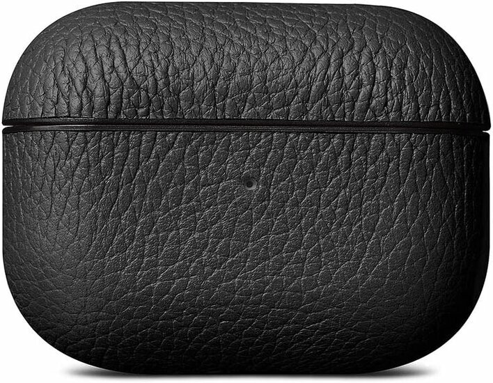 Woolnut leren AirPods Pro hoesje zwart